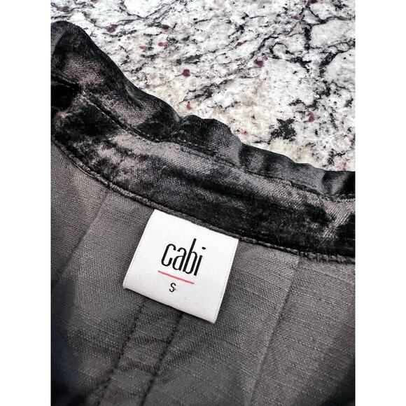 Cabi 3730 Tuesday Topper crushed velvet jacket women’s size S - Picture 7 of 11